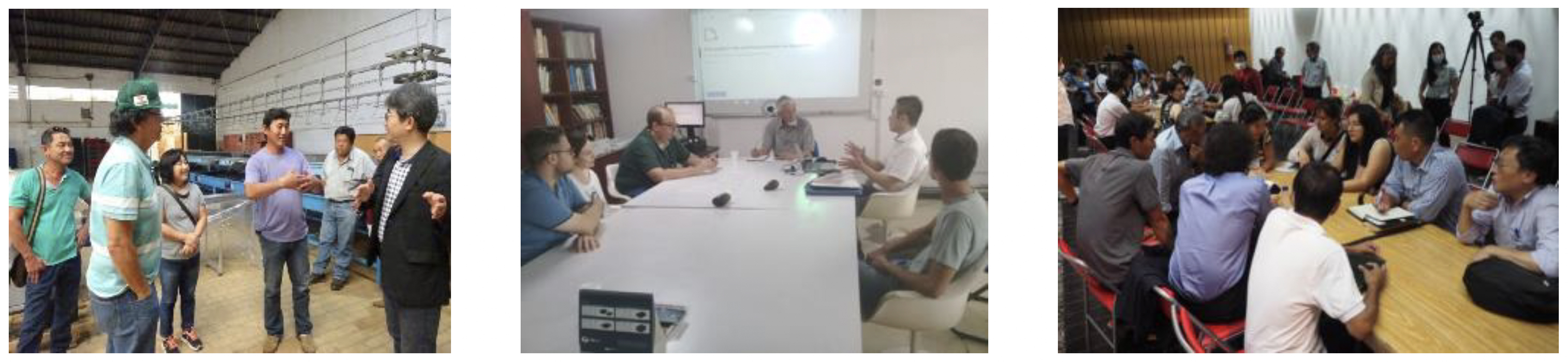 過年度事業の中南米現地視察の様子